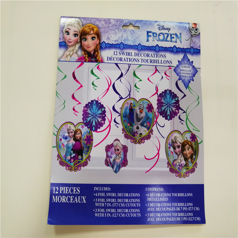 PVC-kaart wervelt wervelend Fashion Party String Party Leverancier Verjaardag Decoratie