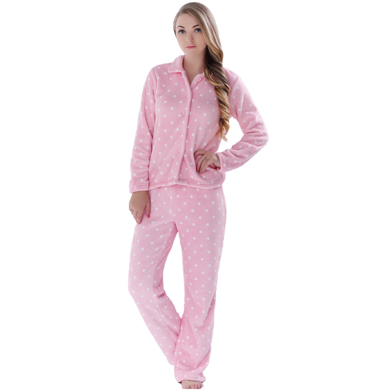 Fleece pyjama voor volwassenen