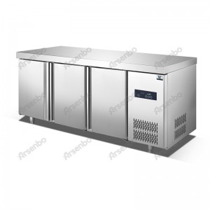 Luxe design onderbouw vriezer werktafel hoogwaardige professionele keukenapparatuur