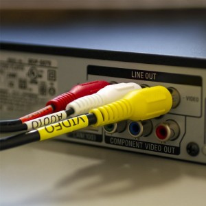 3-Male RCA naar 3-Male RCA Composiet Video Audio A / V AV-kabel Verguld