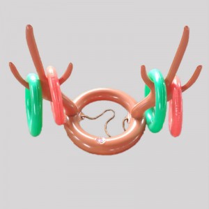 Opblaasbare boomtak Ring Toss Game Party Props accessoires