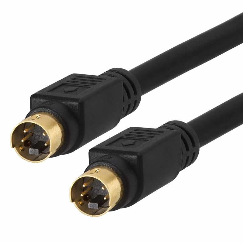 S-videokabel verguld (SVHS) 4-pins SVideo-kabel