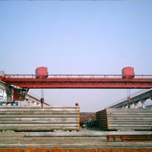 Dubbele balk bovenloopkraan met dubbele trolley