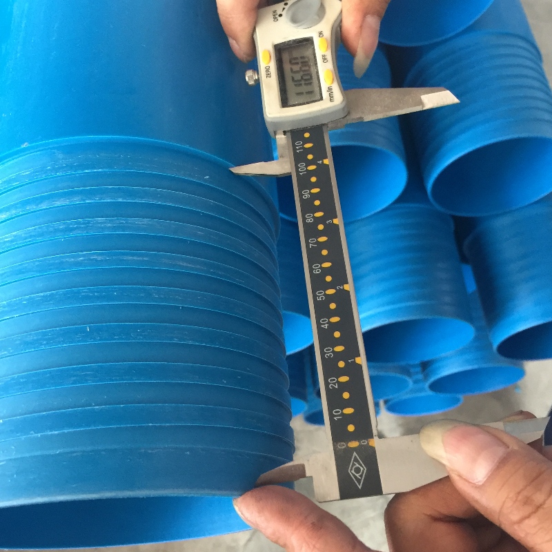 Hoge druk blauwe kleur PVC-buis voor waterput