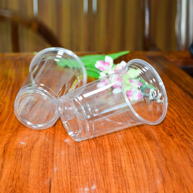 Food Grade 16oz Custom Wegwerp Plastic Drinken Sap Duidelijke PET Cup