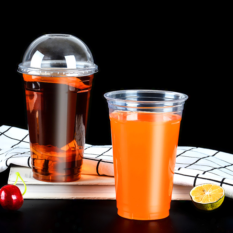 Food Grade 16oz Custom Wegwerp Plastic Drinken Sap Duidelijke PET Cup