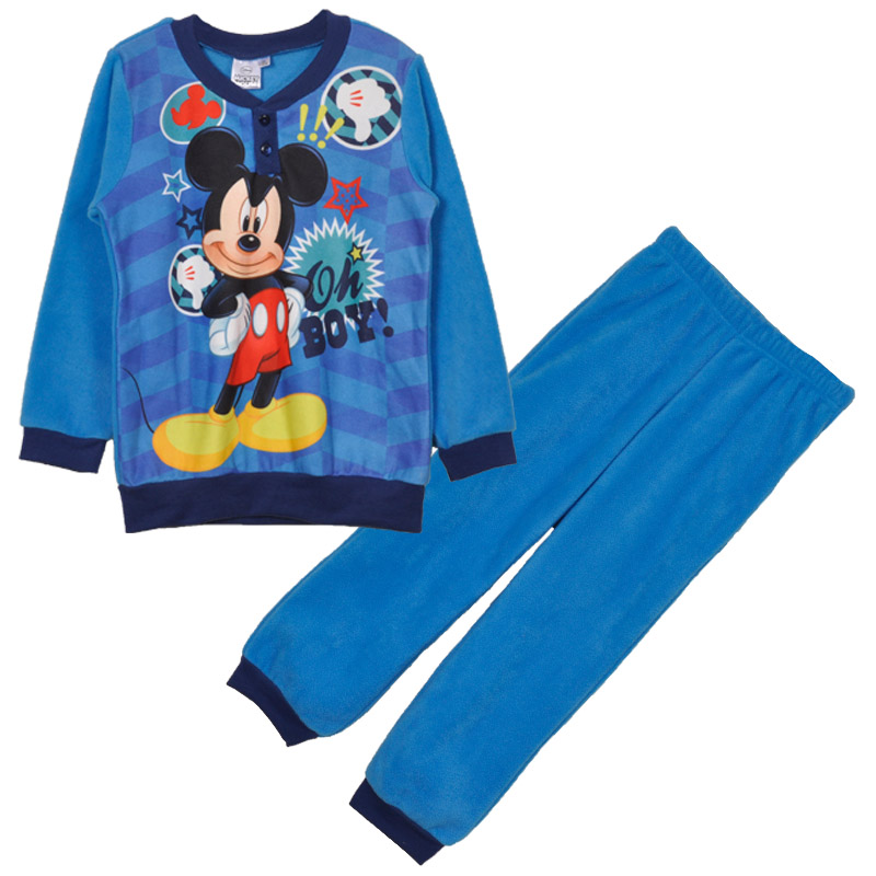 Set van pyjama's in microfiber fleece met print voor jongens