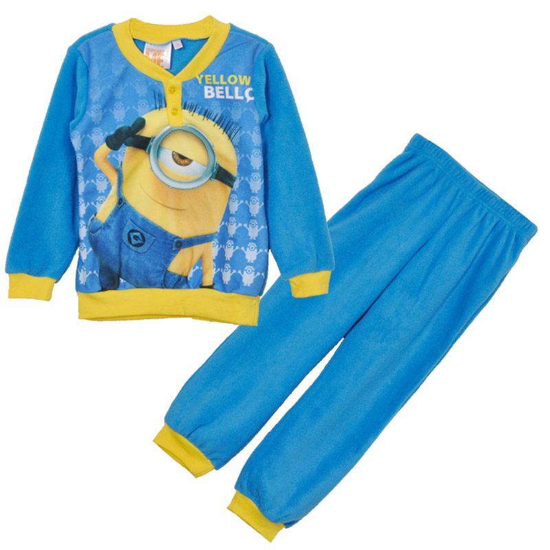 Set van pyjama's in microfiber fleece met print voor jongens