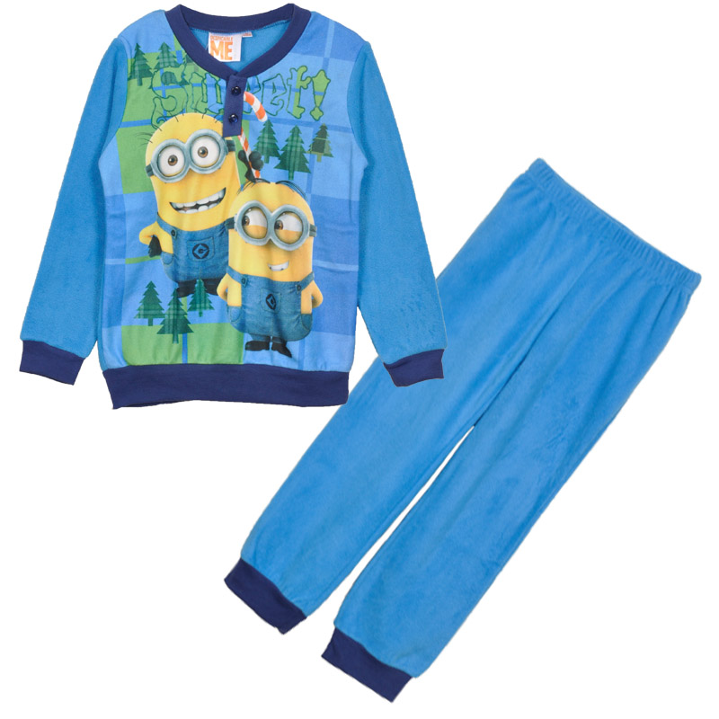 Set van pyjama's in microfiber fleece met print voor jongens