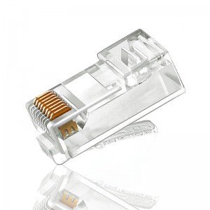 CAT5 CAT5E CAT6 Connector 8P8C UTP Vergulde Ethernet-kristalkop