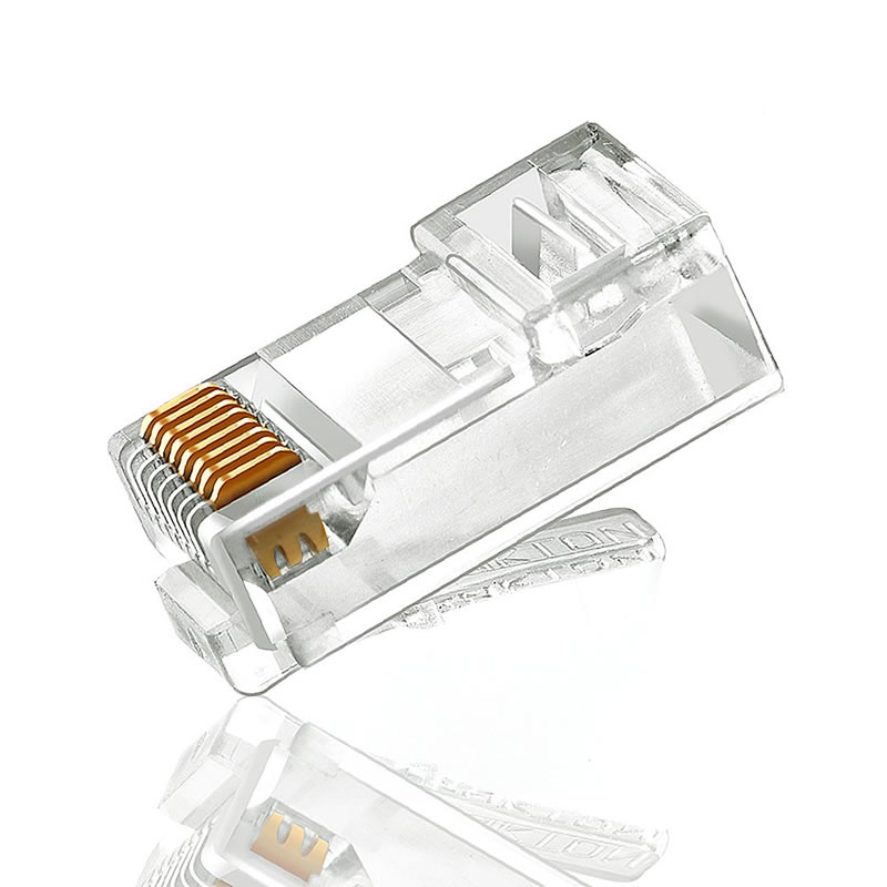 CAT5 CAT5E CAT6 Connector 8P8C UTP Vergulde Ethernet-kristalkop