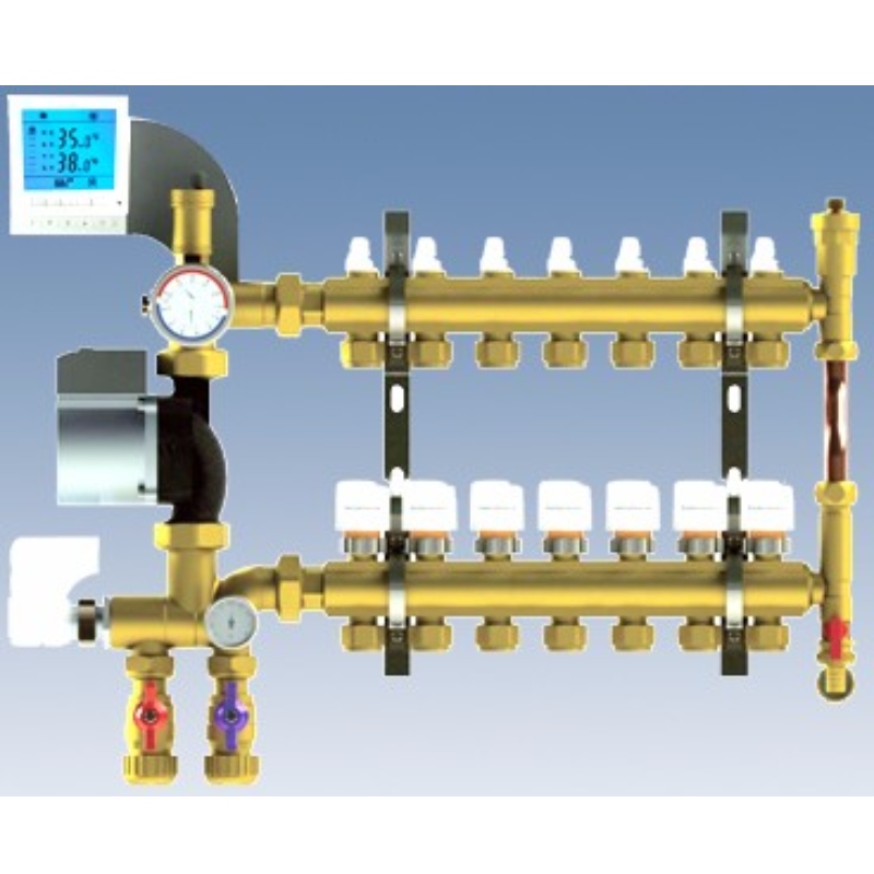 CDX20.1 ... vloerverwarming watermenging temperatuurregelcentrum