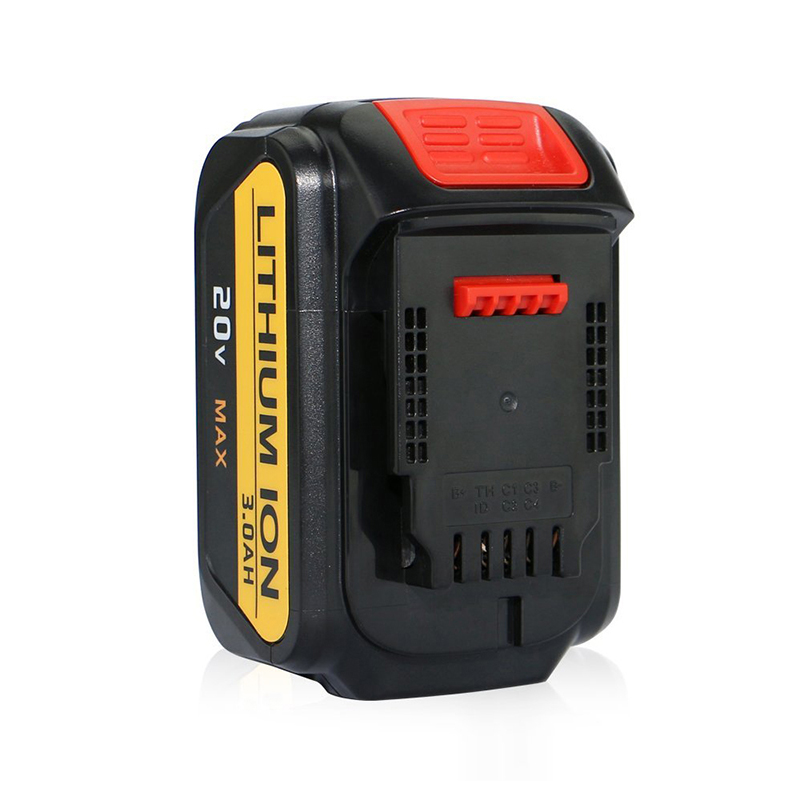 Li-ion 20V 3000mAh accu-vervangende batterijen voor Dewalt DCB182, DCB184, DCB200, DCB201