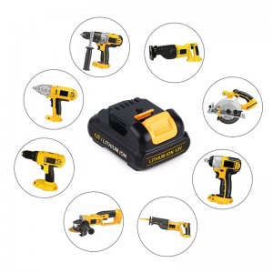 Li-ion 1500mAh 12V accu-accupack voor Dewalt DCB120, DCB121