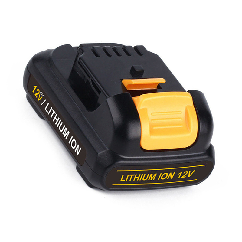 Li-ion 12V 2000mAh vervangende oplaadbare gereedschapsbatterij voor Dewalt DCB120, DCB121