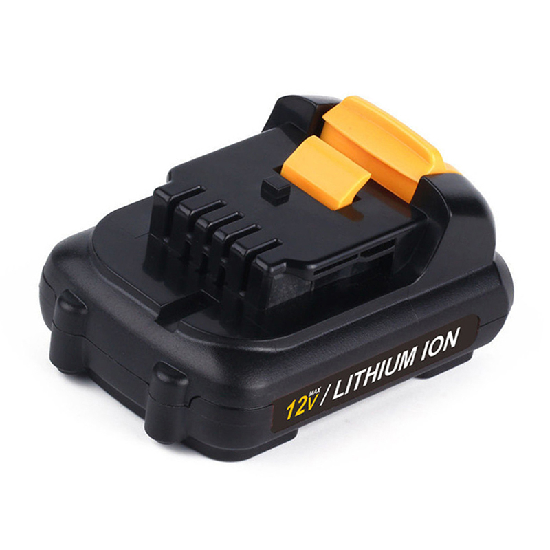 Li-ion 12V 2000mAh vervangende oplaadbare gereedschapsbatterij voor Dewalt DCB120, DCB121