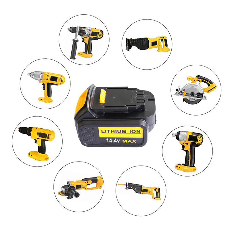 Li-ion 14.4V 4000mAh Vervang de accuboorbatterijen voor Dewalt DCB140