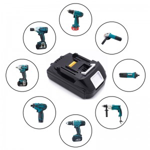 193159-1, 193140-2, 193102-0 Ni-Cd 18V 2000mAh vervangende batterijen voor Makita accu-boormachines