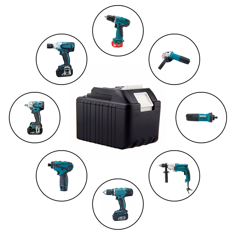 Vervangende Li-ion 4500 mAh 10 cellen 18 V batterij voor Makita BUB182Z, BMR100 accuboormachines