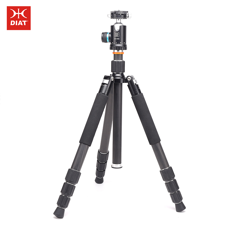 DIAT CM324A KH30Q professionele pure carbon camera statief verwijderbare flexibele monopod