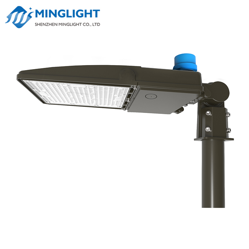 LED ShoeBox parkeerplaats lichtmast straatverlichting met bewegingssensor u0026 fotocel IP65