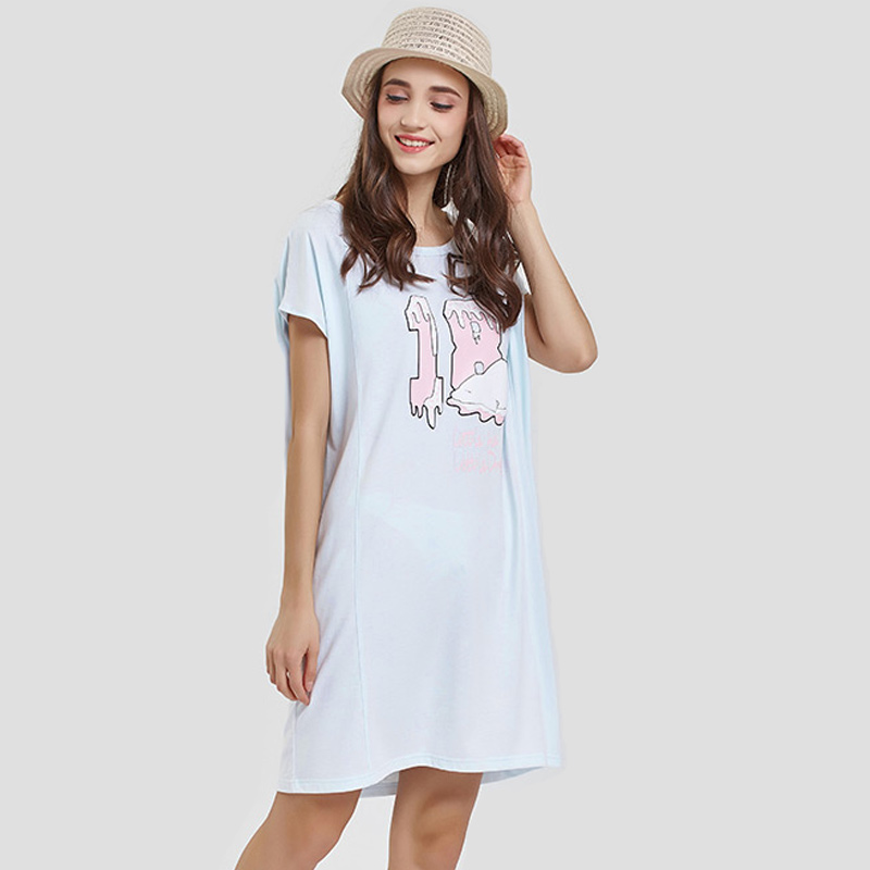 T-shirt met lange mouwen, damesprint