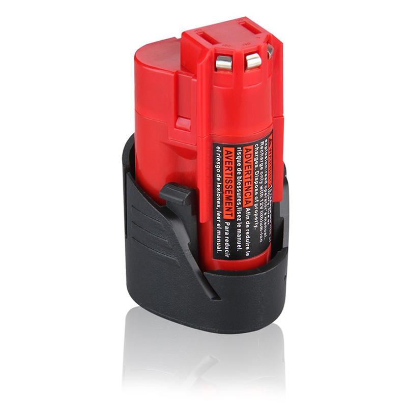 Lithium-ion 12V 12V mAh Oplaadbare accu-accu voor Milwaukee 48-11-2411 M12