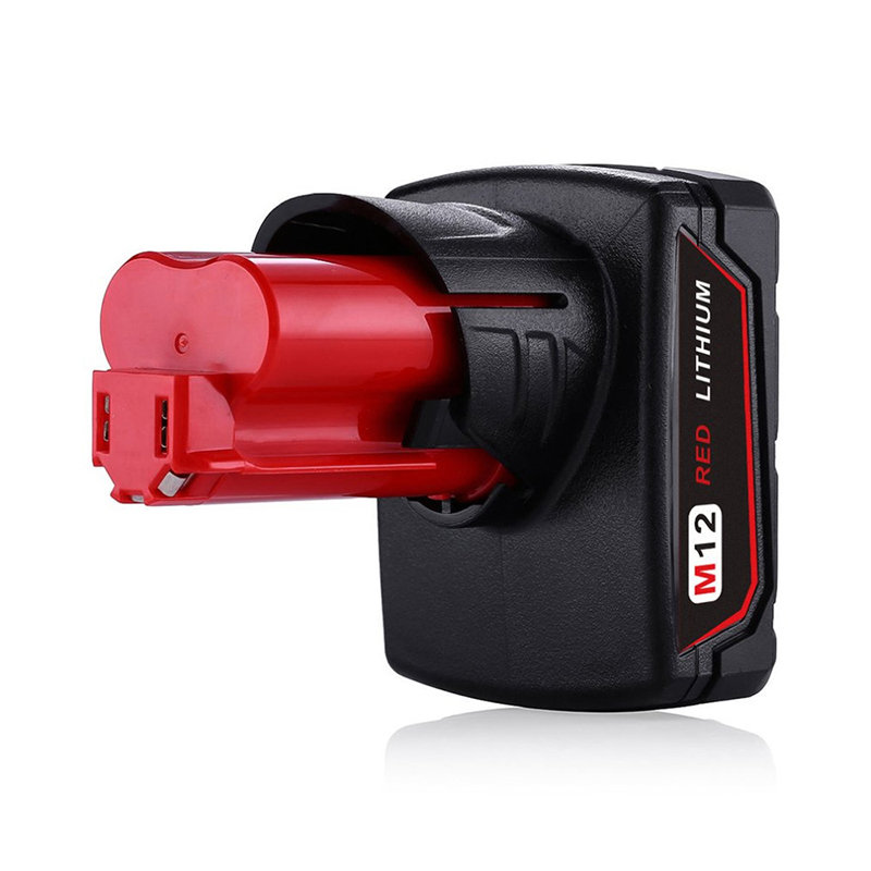 Lithium 12V 4000mAh vervangende cellen voor Milwaukee 48-11-2411 M12 Power Tool-batterijen