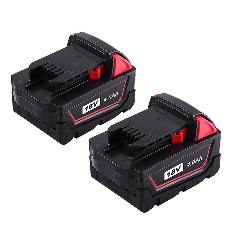 Li-ion 18V 4000mAh elektrisch gereedschap Vervangende batterijcellen voor Milwaukee 48-11-1840 M18