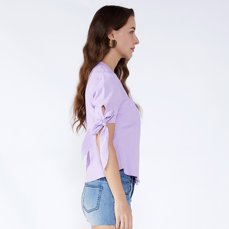 Damesmode Groothandel Chiffon Ontwerpen Zomer Casual Blouse