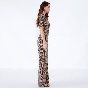 Party Nordic Way Volwassen hoge kwaliteit Tiger Stripe Jumpsuit JCGJ190315073