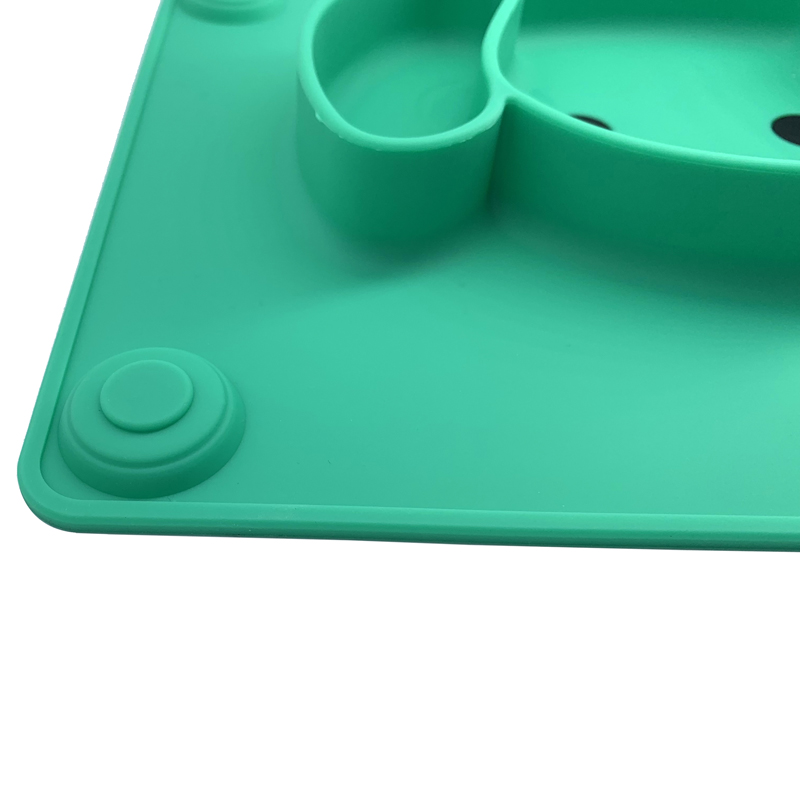 hete siliconen handgreep Siliconen baby placemat Zuigplaat