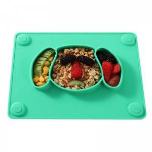 NIEUW babyschalen siliconen verdeelde borden