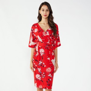 Nieuwste patronen Dames Custom One Piece Dames Zomer gebreide jurk