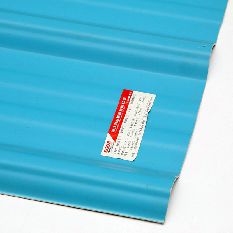 T1130 Blauw ASA PVC UPVC dakpan trapezium golfplaten kunststof dakplaat