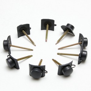 Speciale accessoires voor PVC-dakplaat Waterdichte schroef en dop voor PVC-dakpannen
