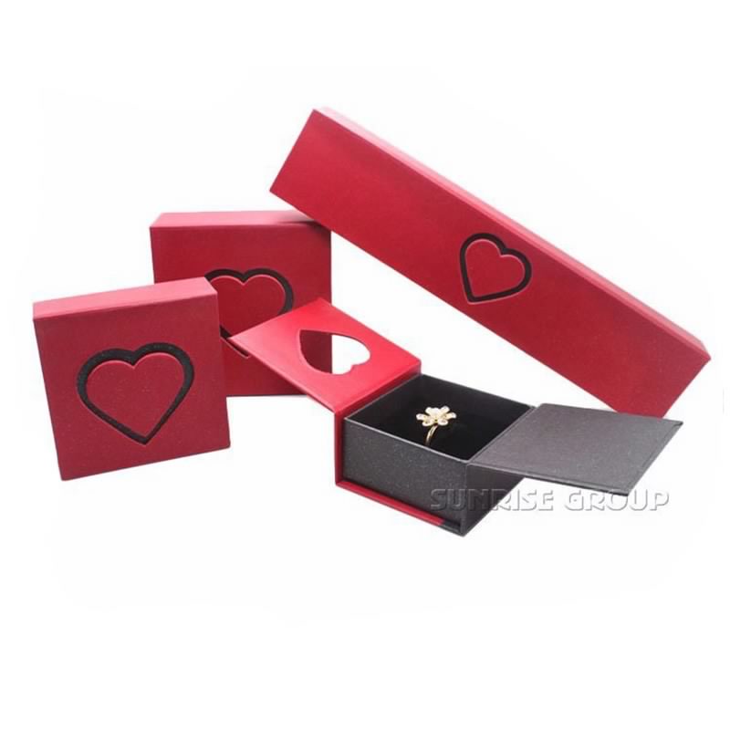 Magnetische sluiting sieraden Ring ketting cadeau papier doos