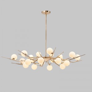 Nieuwe moderne metalen creatieve persoonlijkheid Hotel Villa Chandelier Km2130