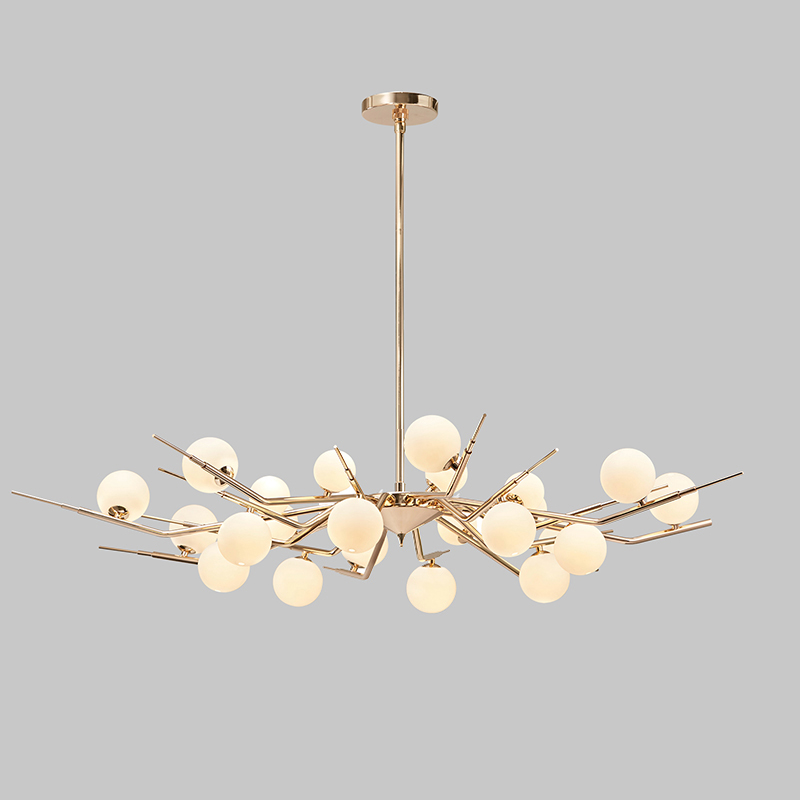 Nieuwe moderne metalen creatieve persoonlijkheid Hotel Villa Chandelier Km2130