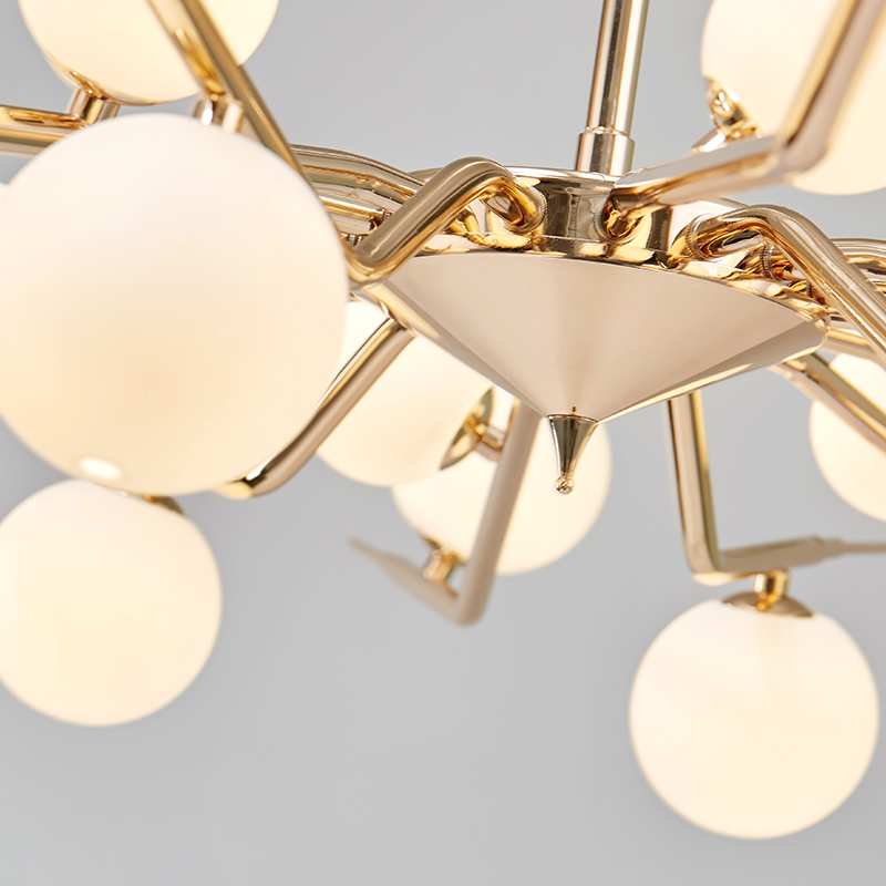 Nieuwe moderne metalen creatieve persoonlijkheid Hotel Villa Chandelier Km2130