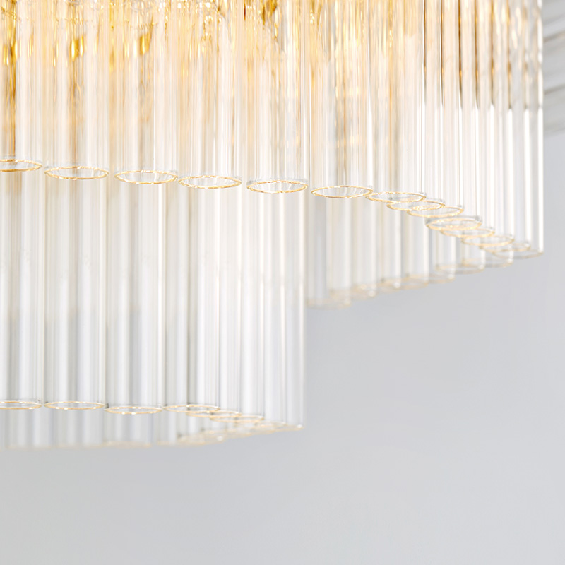 Nieuwe moderne metalen luxe Hotel Villa glazen kroonluchter Km2127