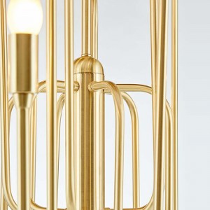 Eenvoudige Nordic Creative Iron Hotel Home-kroonluchter Km2124