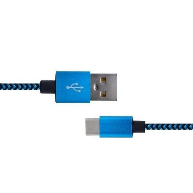 Type C naar USB Nylon briaded datakabel