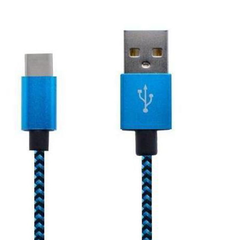 Type C naar USB Nylon briaded datakabel