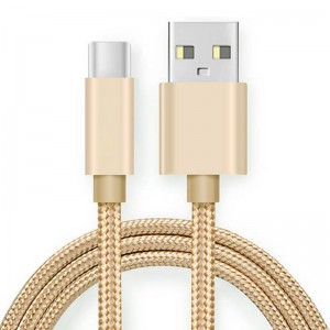 Type C naar USB Nylon briaded kabel