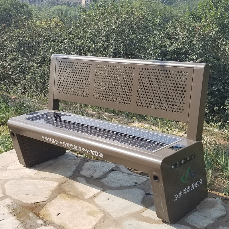 2019 Nieuwe stijl slimme tuinmeubelbank voor Park
