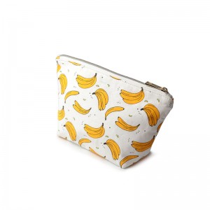 Twill 100% cosmetische zak met banaanvezels