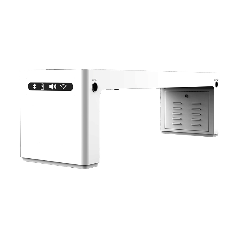 Hot Koop Tuinmeubilair USB-telefoonlader Zonne-energie Smart Metal Bench