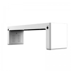 Modern stadsontwerp tuinmeubilair LED-lampendoos Tuinstraatbank Smart City Solar Product