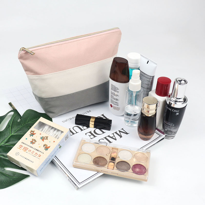 Hoogwaardige maat logo Tencel materiaal cosmetische zak
